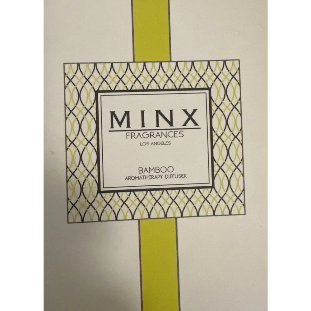NEW Minx Fragrances Los Angeles Bamboo Aromatherapy Reed Diffuser 4.75 Fl Oz